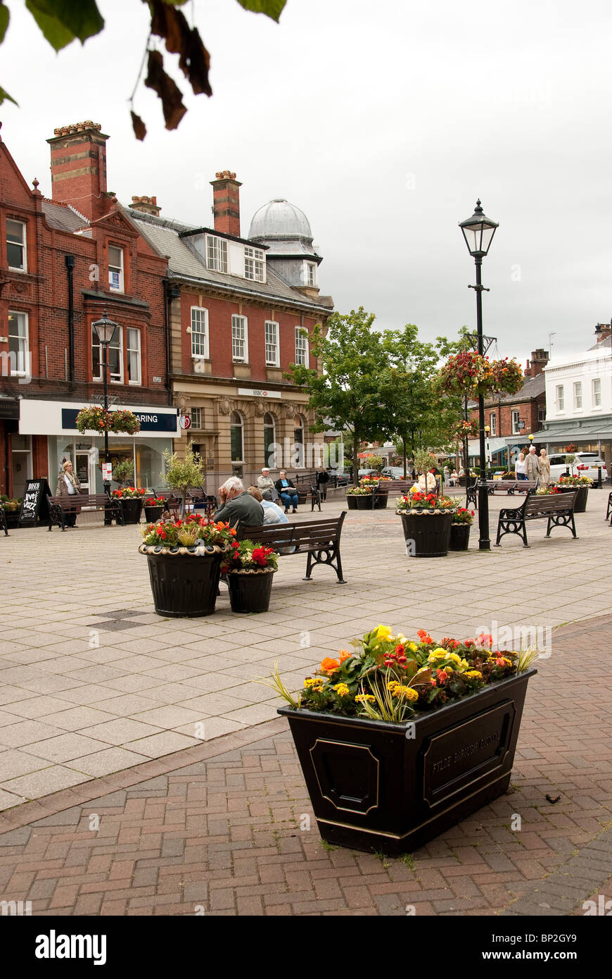 Street Scene in Lytham, Lancashire Stock Photo Alamy