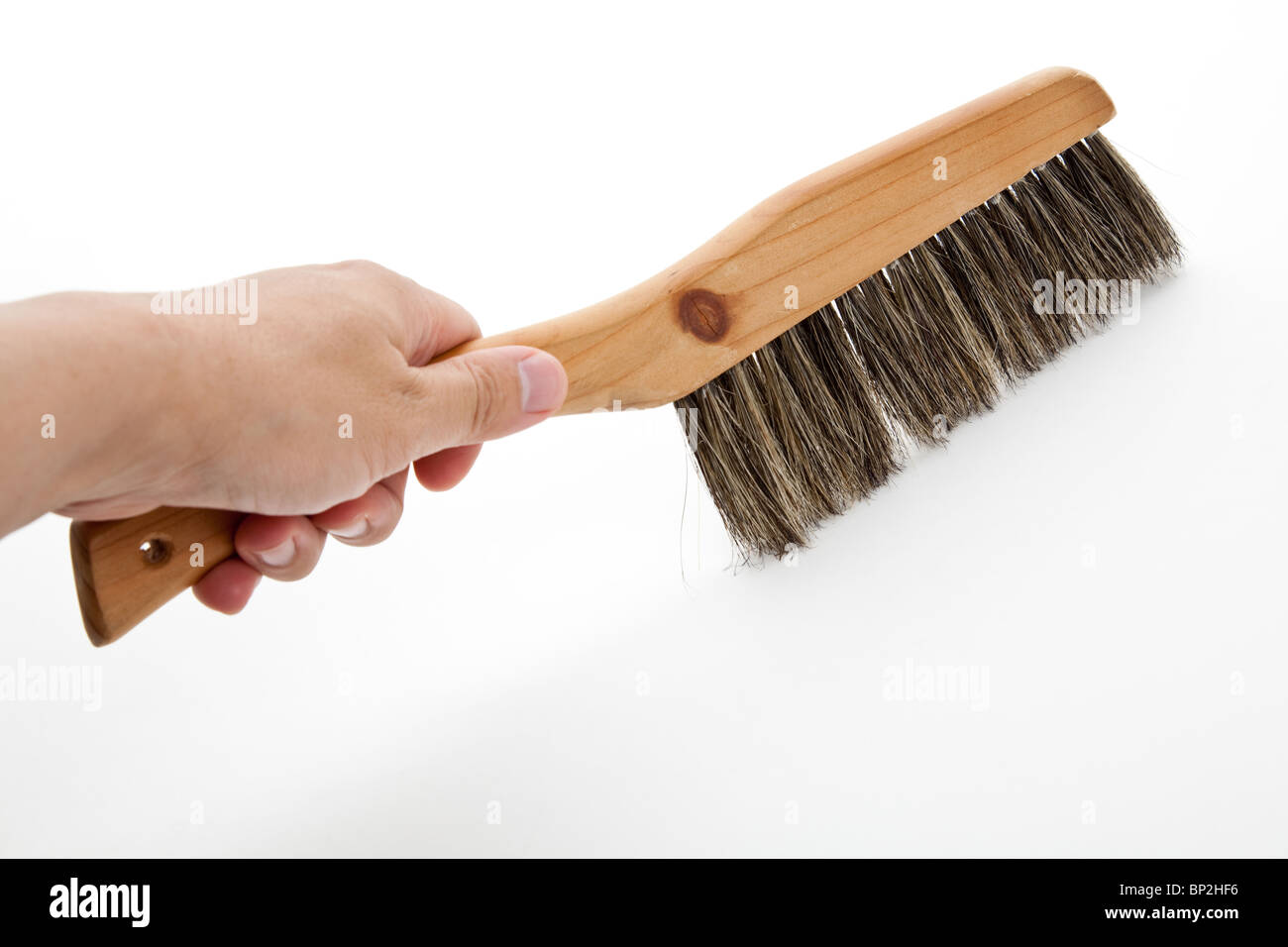 Bed Brush with white background Stock Photo