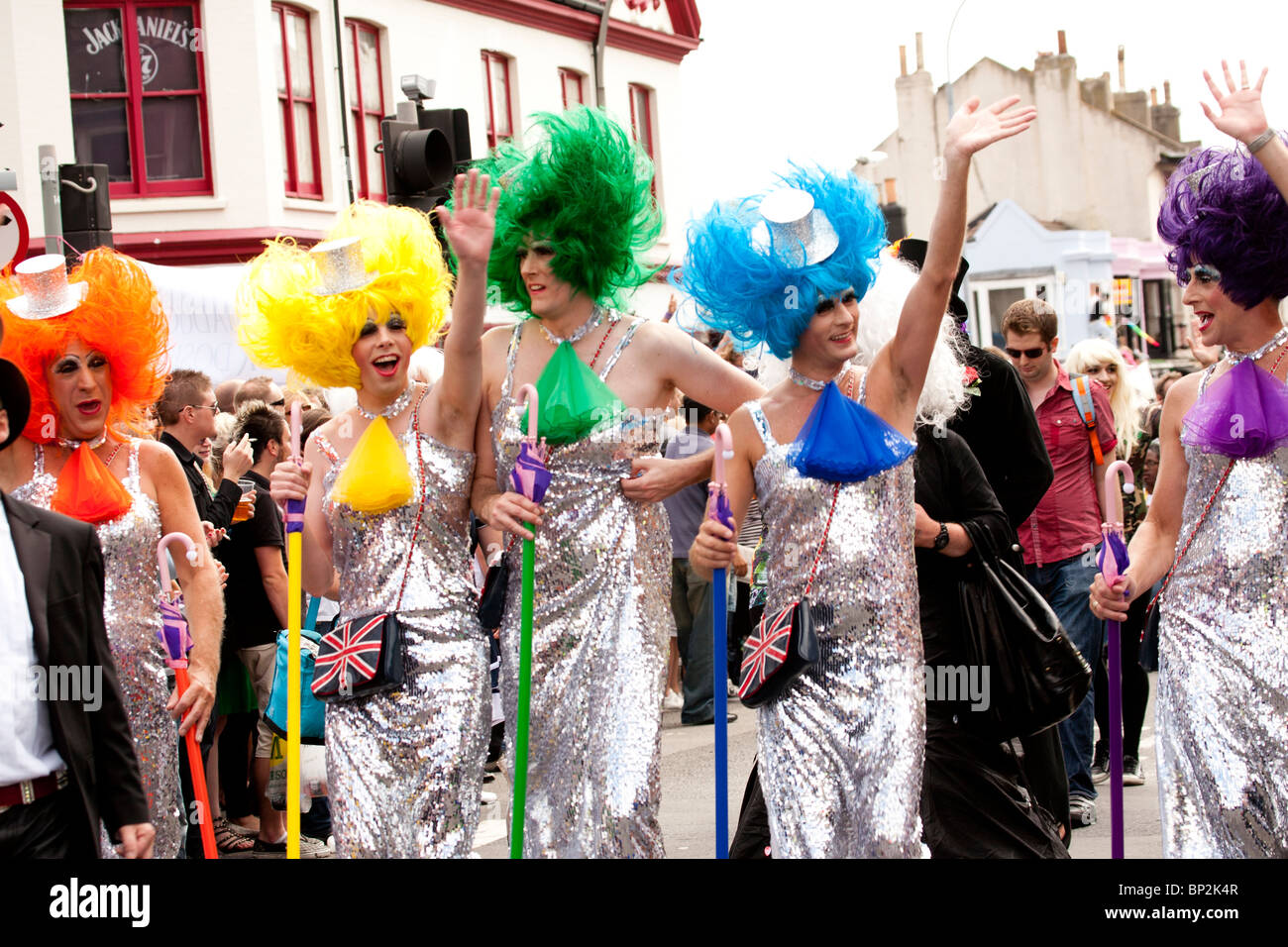 Drag queens brighton gay pride hi-res stock photography and images - Alamy