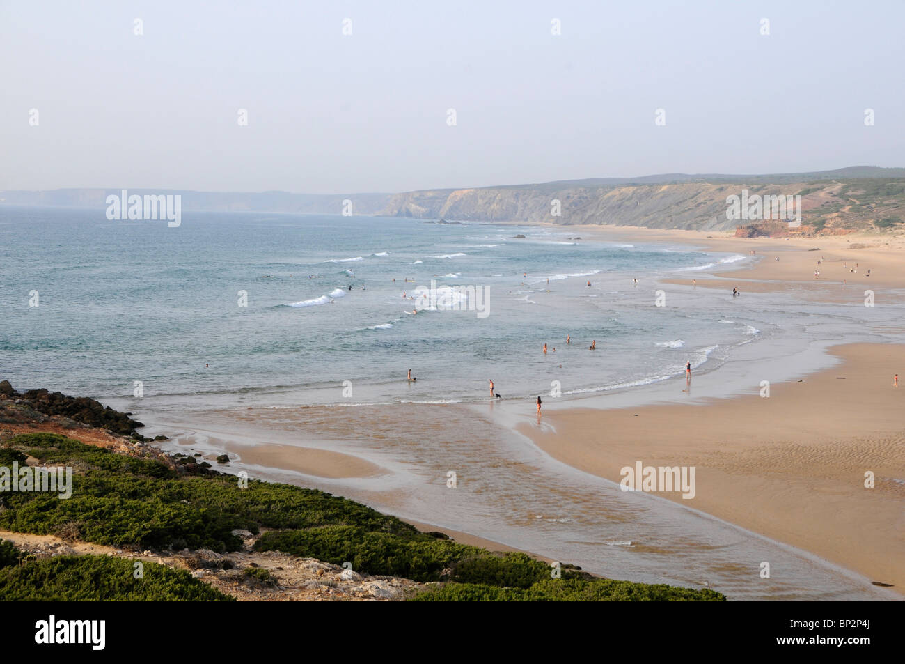 The costa vicentina, the wildest and most southwestern coast in Portugal's Algarve region Stock