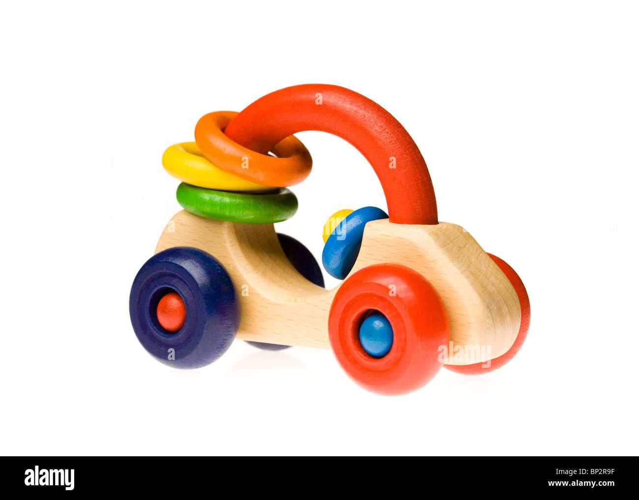 Child's wooden toy car Stock Photo - Alamy