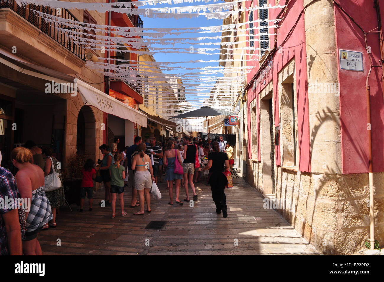 The Old Town in Alcudia, Mallorca Stock Photo Alamy