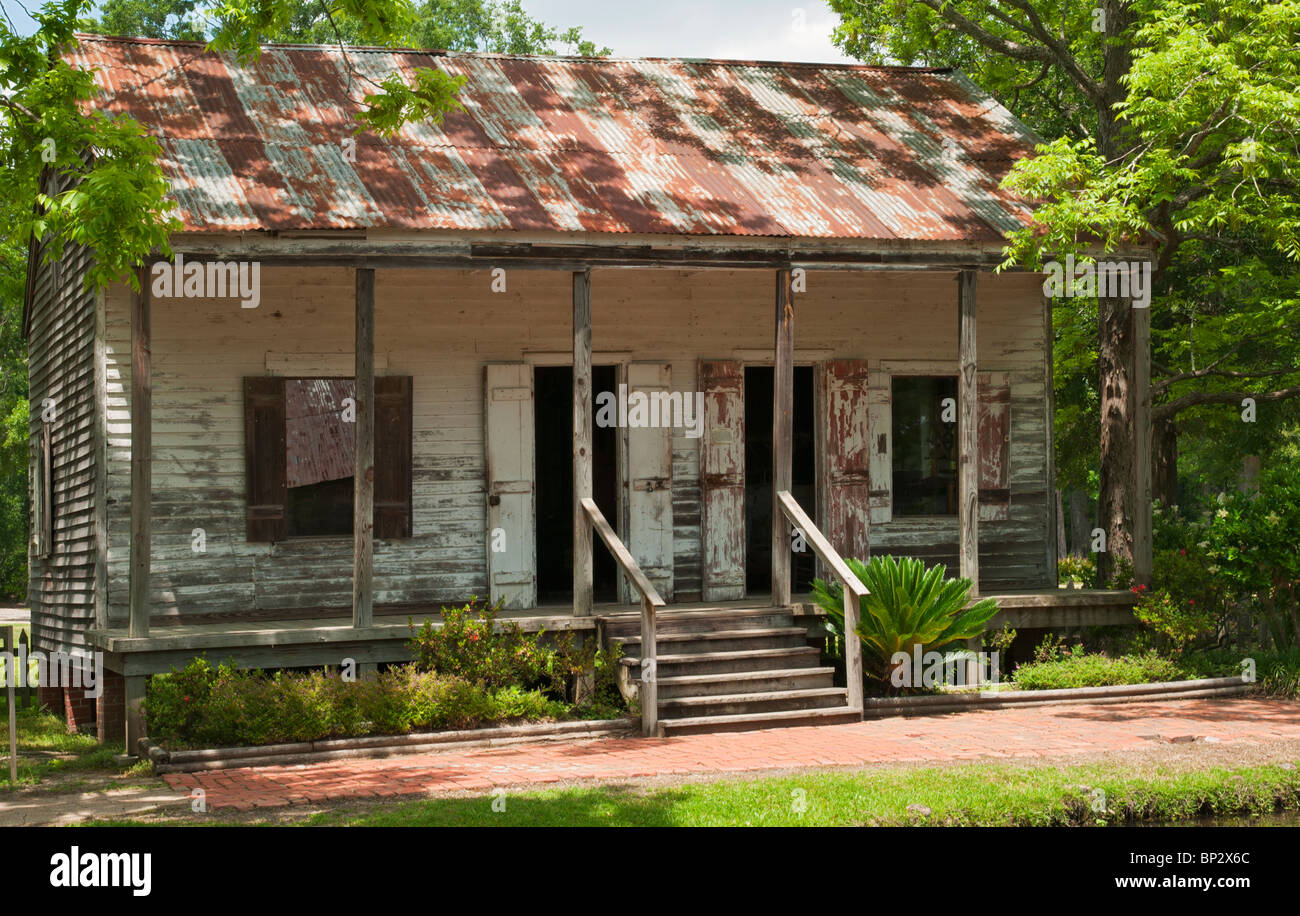 Louisiana, Lafayette Parish, Acadian Village, living history museum, Billeaud House c. 1830 Stock Photo