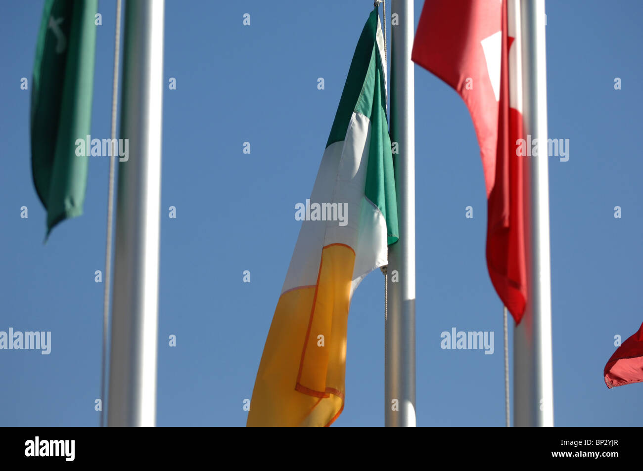 Irish Flag Stock Photo