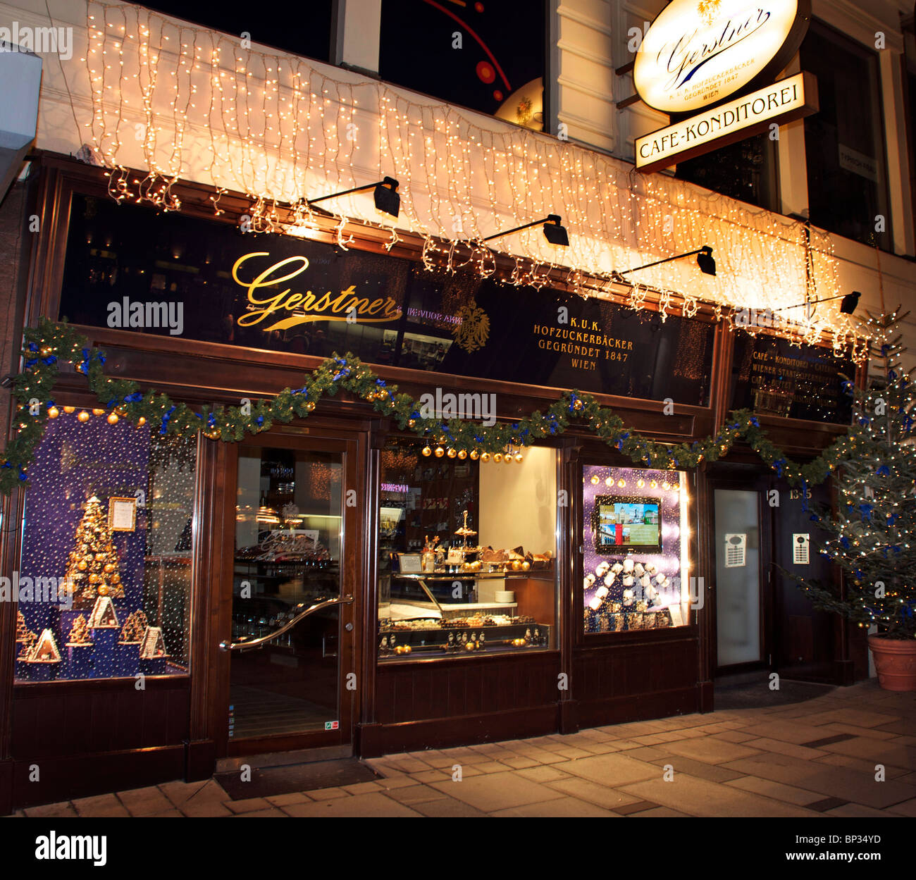 GERSTNER CONFECTIONERS,VIENNA,AUSTRIA Stock Photo