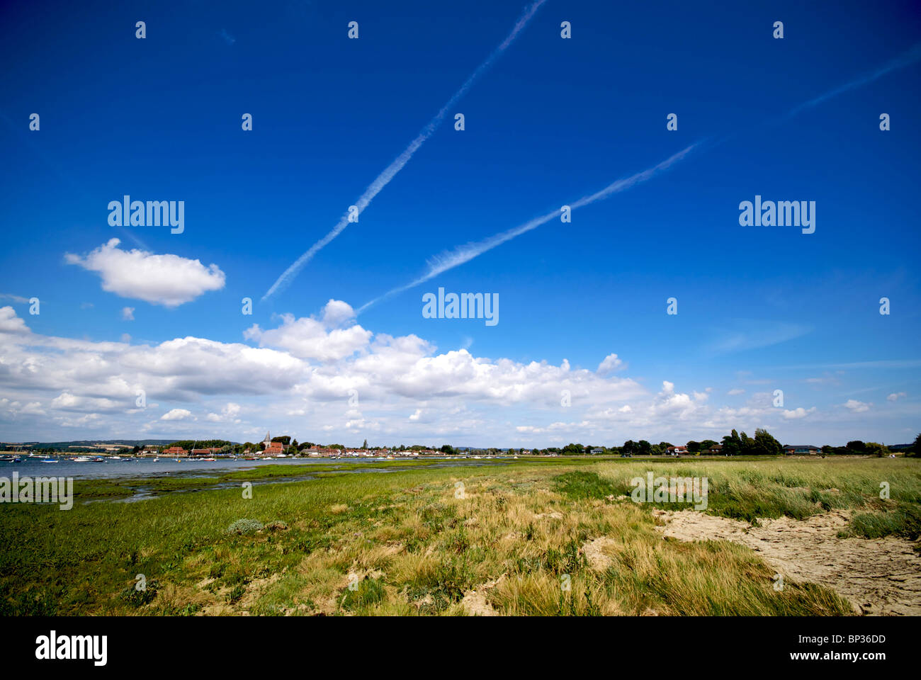 Bosham West Sussex UK Channel Foreshore Stock Photo Alamy