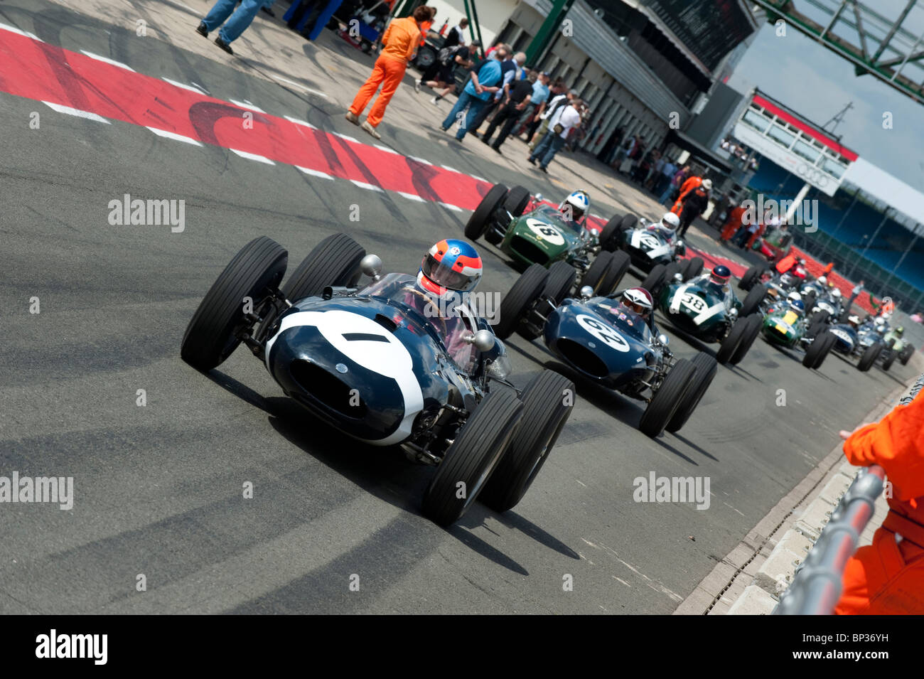 Cooper Formula One car ,2010 Silverstone Classic, UK Stock Photo Alamy