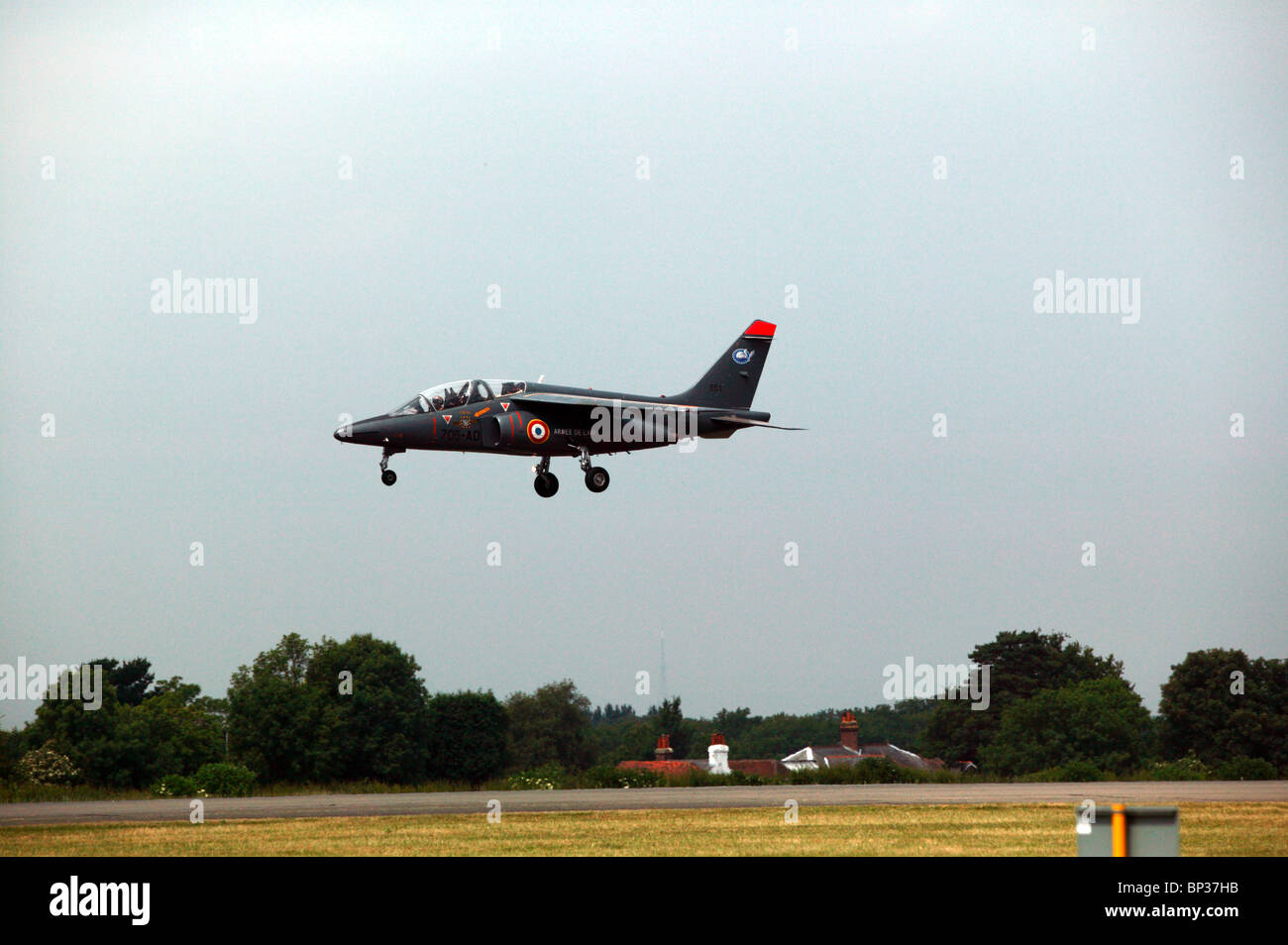 Dassault Alpha jet from the French Airforce, displaying at Bigging Hill Airshow 2010 Stock Photo