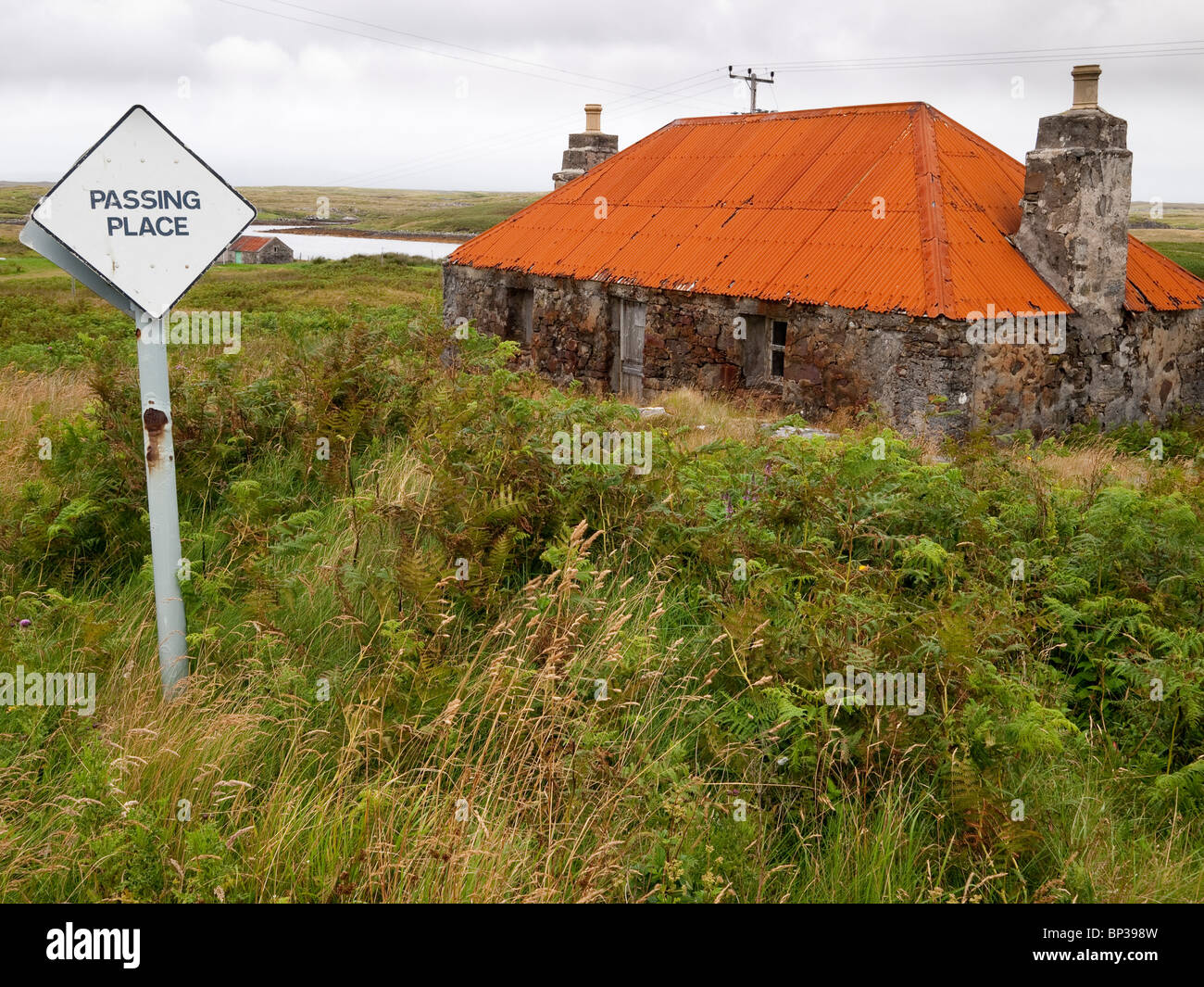 Old Run Down Cottage North Uist Scotland Stock Photo 30805961