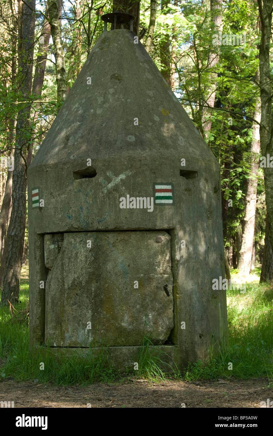 bunker, Łeba, Poland Stock Photo