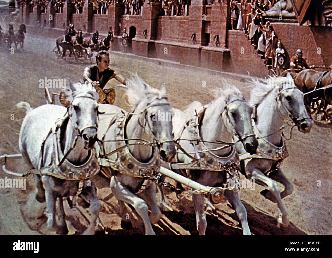 Charlton Ben Hur 1959 Directed William High Resolution Stock Charlton Ben Hur 1959 Directed William High Resolution Stock