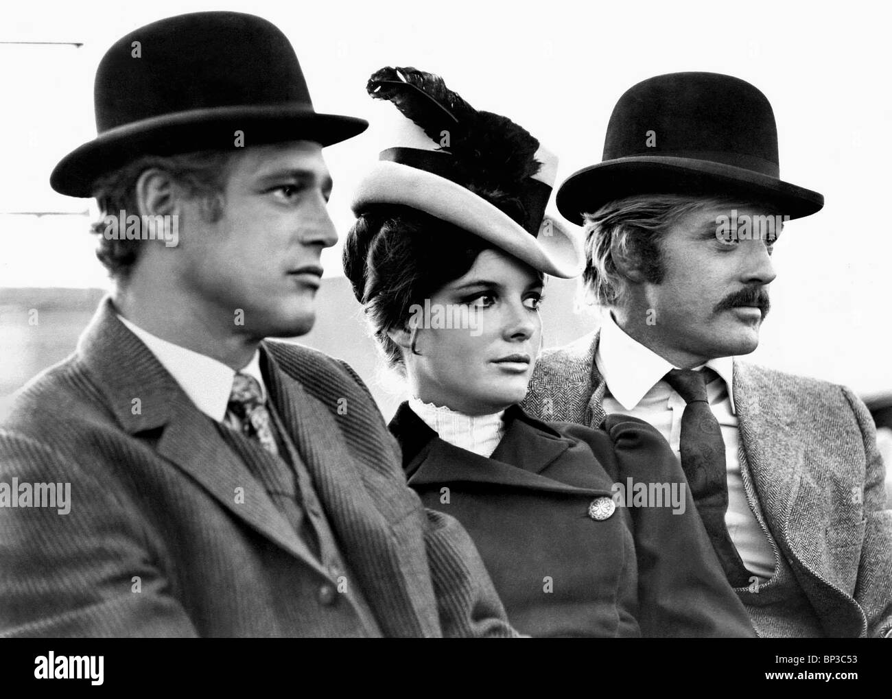 PAUL NEWMAN KATHARINE ROSS ROBERT REDFORD BUTCH CASSIDY AND THE Stock Photo: 30808207 ...1300 x 1019