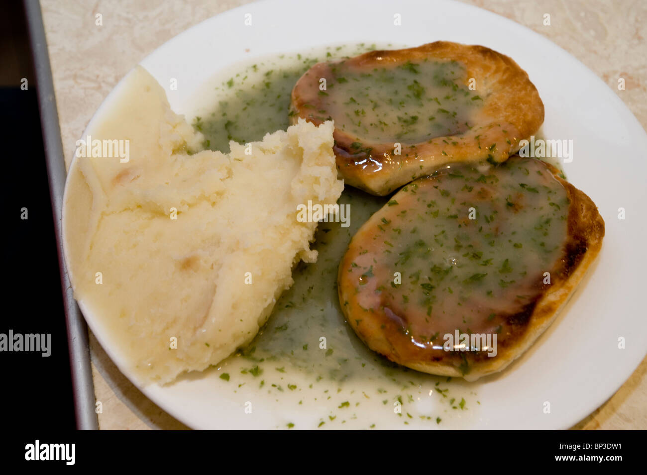 Kelly Pie and Mash shop in East London, and old tradition Stock Photo