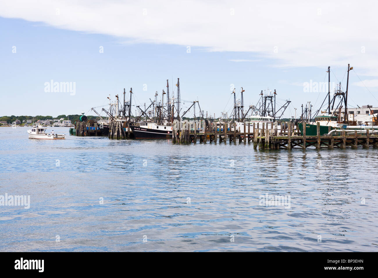 Fishing boats are docked at Point Judith, Rhode Island Stock Photo Alamy