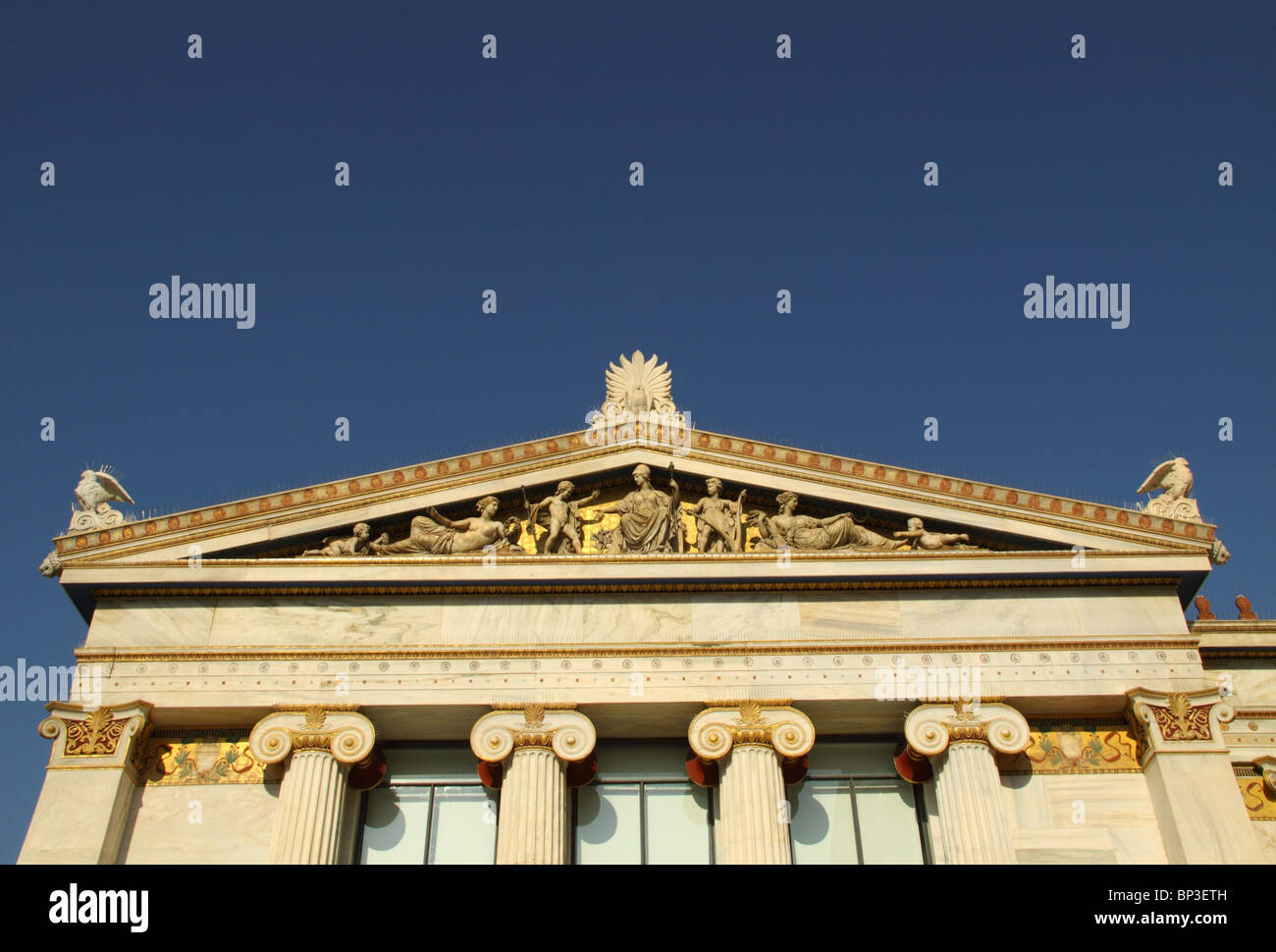 Akadimia Athinon (Athens' Academy) on Panepistimiou Street, Athens, Attica,  Greece Stock Photo - Alamy