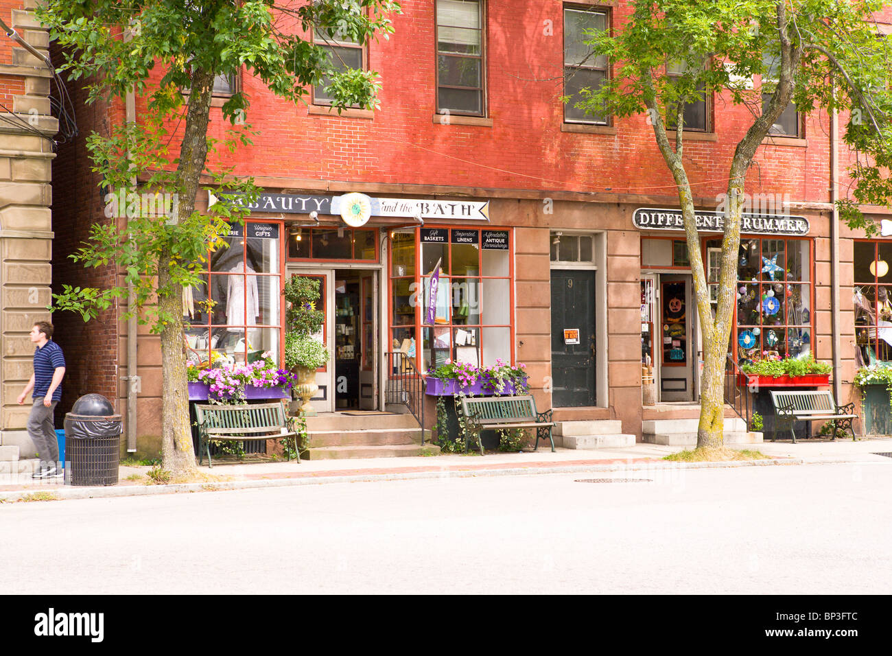 Downtown Wickford, Rhode Island Stock Photo Alamy