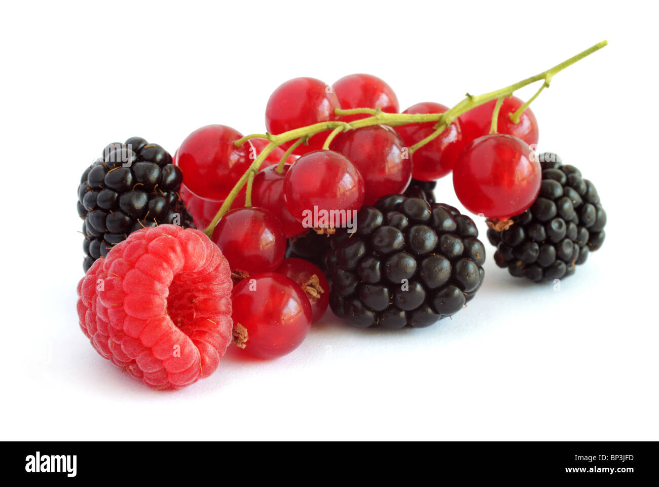 Mixed berries Stock Photo