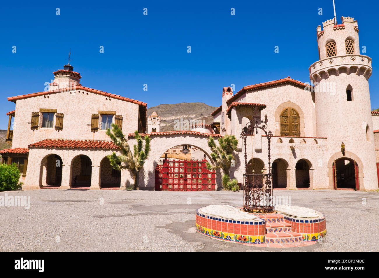 Scottys castle death valley national park california stock photo alamy