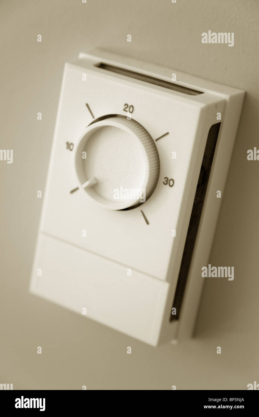 temperature control, heating system thermostat Stock Photo Alamy
