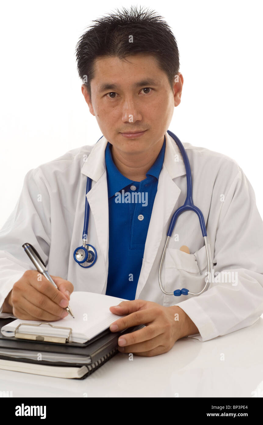 Asian mature male doctor hi-res stock photography and images - Alamy
