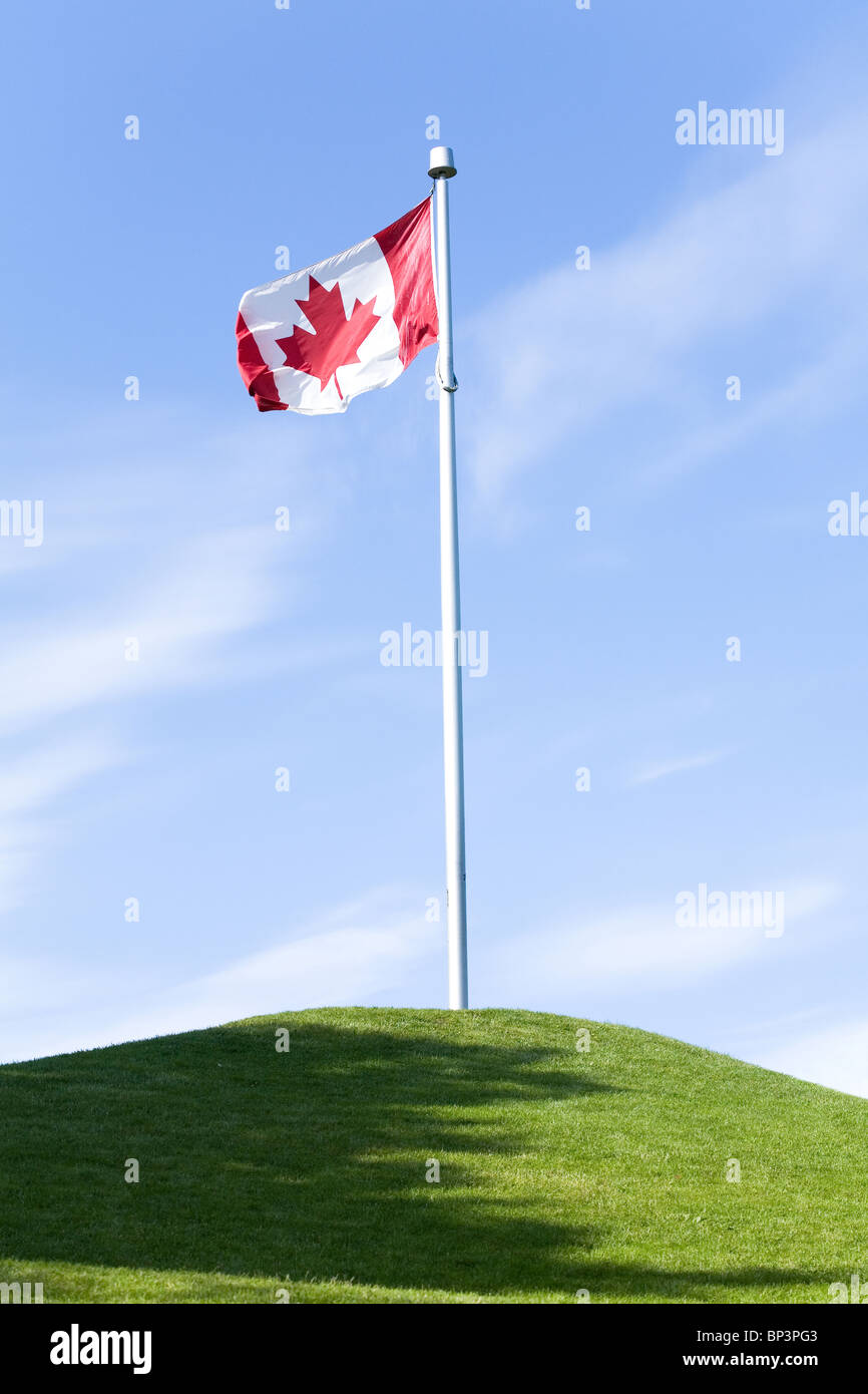 Canadian flag pole hi-res stock photography and images - Alamy