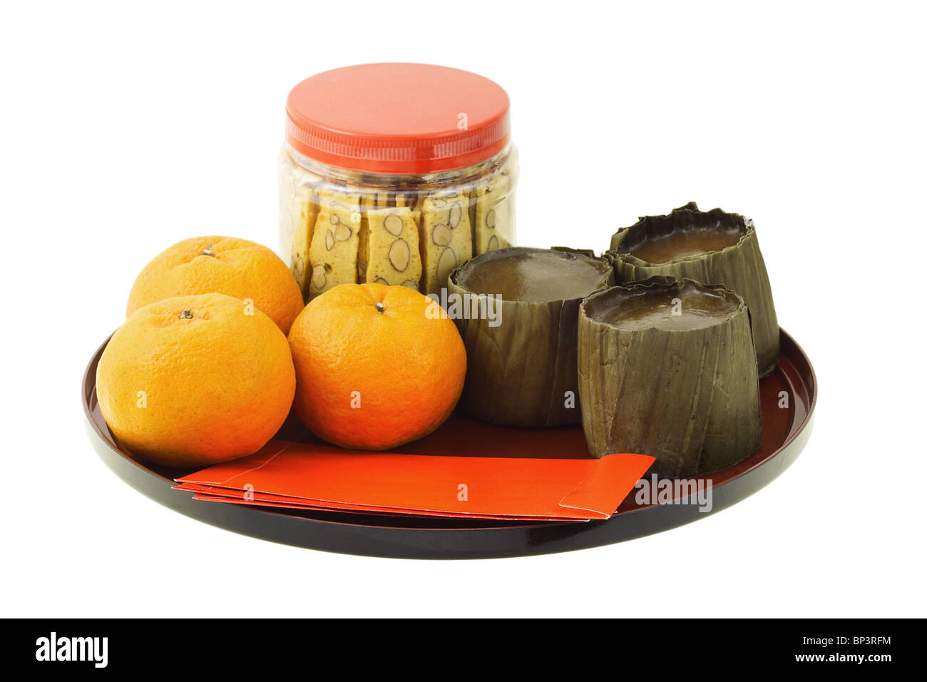 Chinese new year gifts isolated on white background Stock Photo Alamy