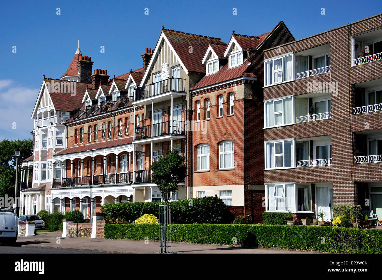 Period buildings on The Esplanade, FrintononSea, Essex, England