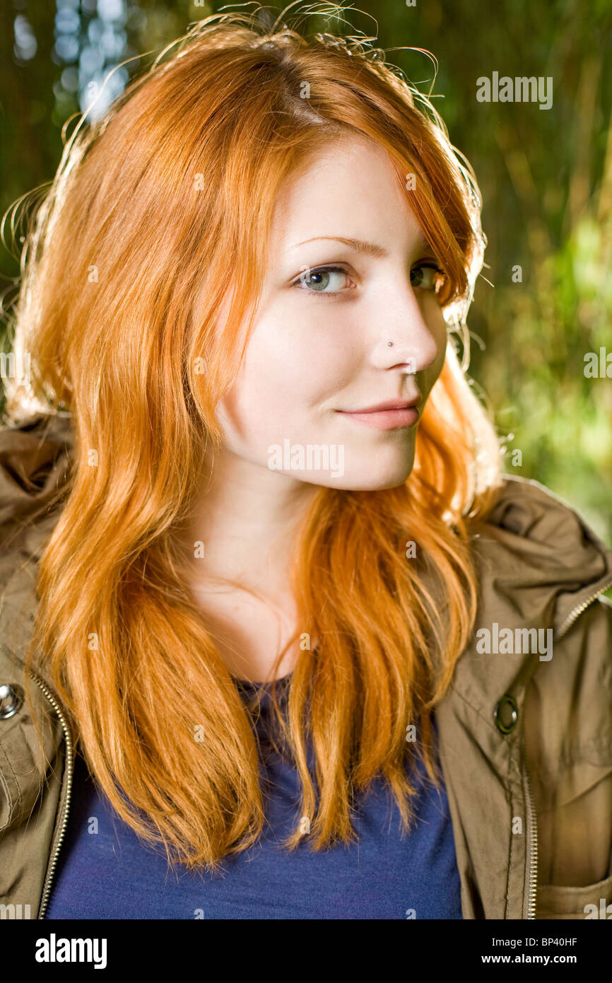 Pale Redhead Teen