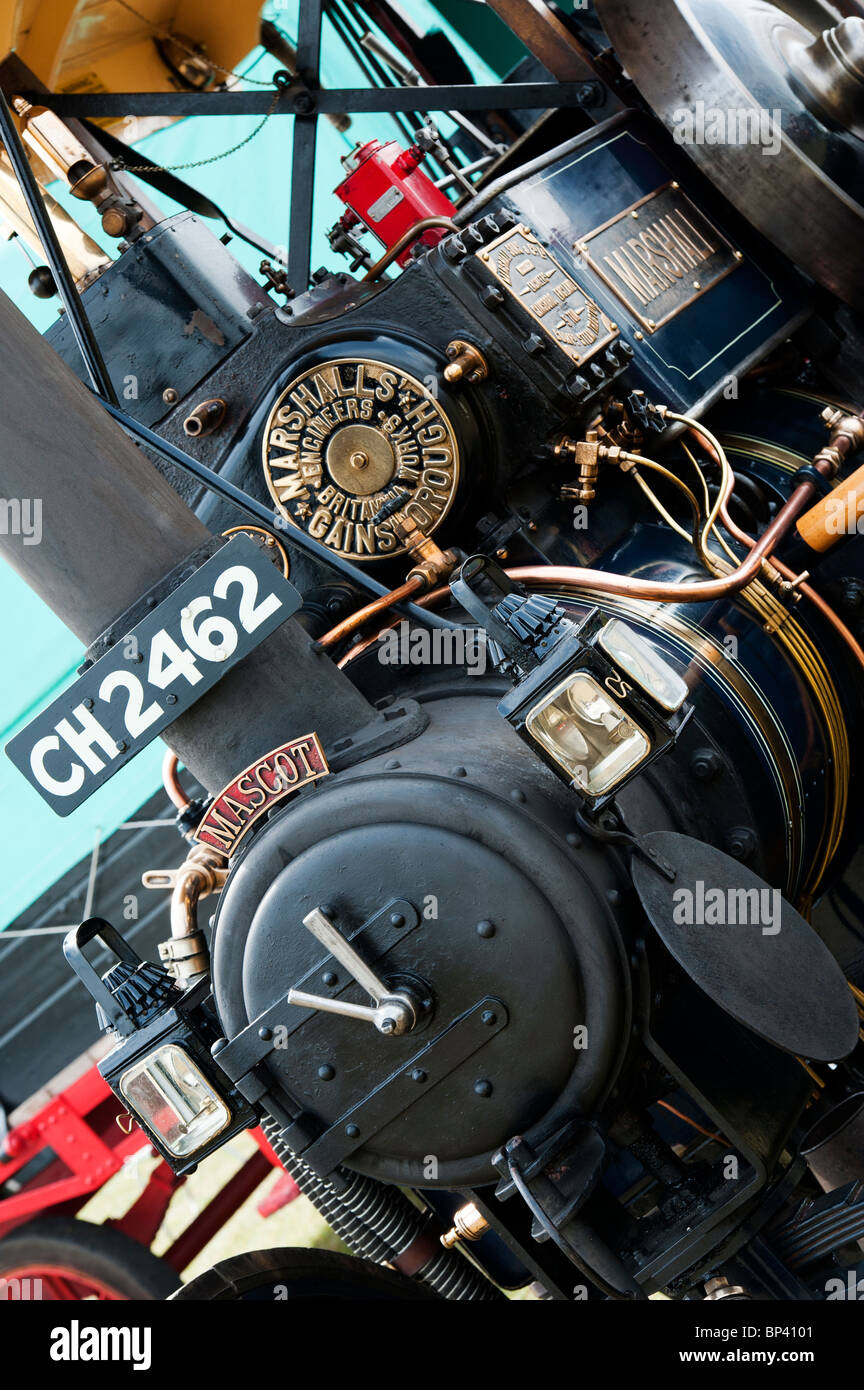 CH2462 Marshall mascot Steam Traction engine at a steam fair in England Stock Photo