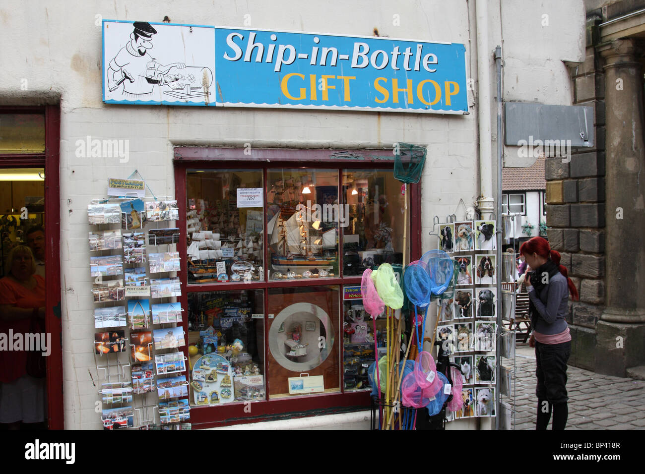 The ShipinBottle gift shop in Whitby, North Yorkshire, England, U.K