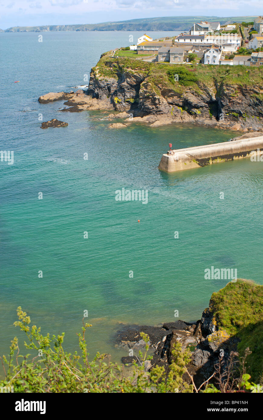 Port Isaac Harbour,  Cornwall Stock Photo