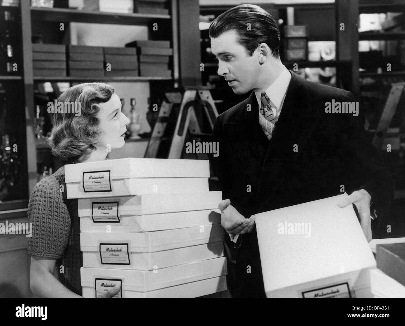 MARGARET SULLAVAN, JAMES STEWART, THE SHOP AROUND THE CORNER, 1940 Stock Photo Alamy
