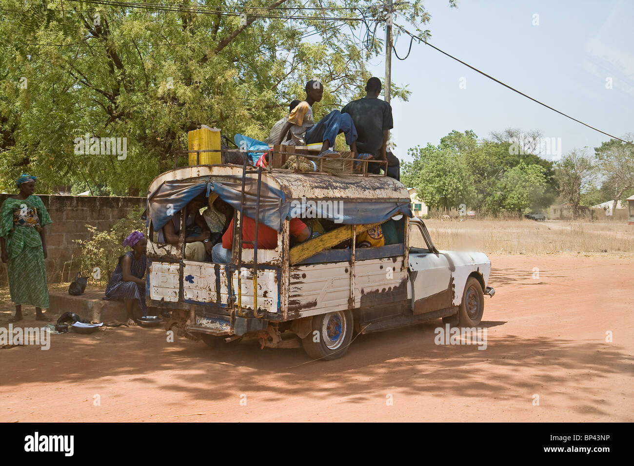 Bush taxi in Senegal Stock Photo Alamy