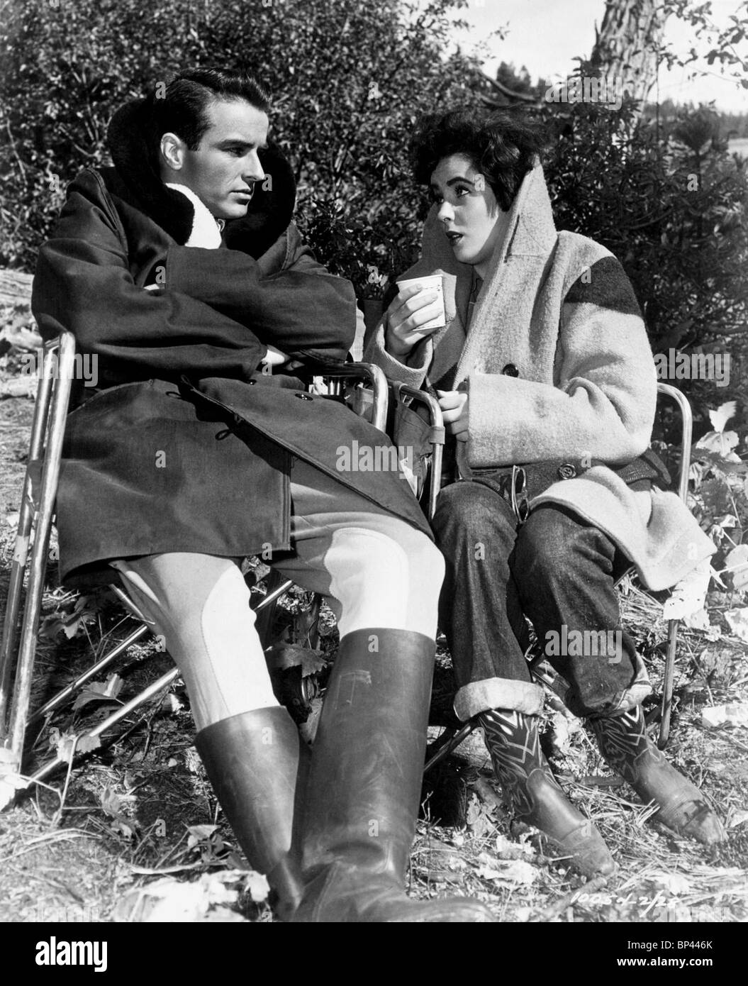 MONTGOMERY CLIFT, ELIZABETH TAYLOR, A PLACE IN THE SUN, 1951 Stock Photo