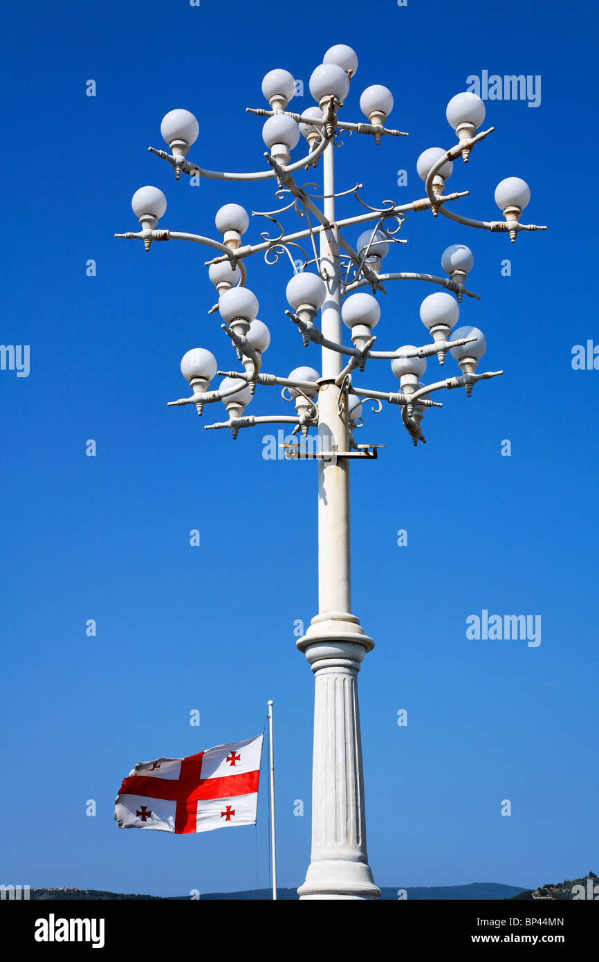 Georgia flag hi-res stock photography and images - Alamy