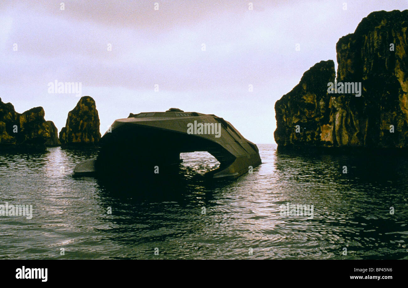 STEALTH BOAT JAMES BOND TOMORROW NEVER DIES (1997 Stock Photo