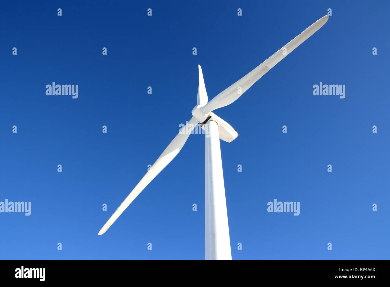 Single wind turbine generating electricity Stock Photo - Alamy