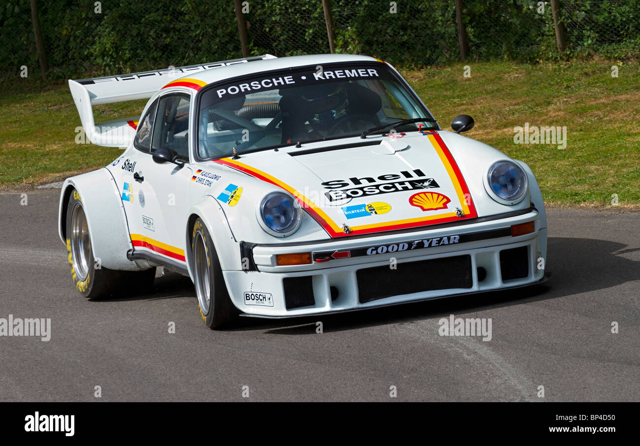 1976 Porsche 934 5 With Driver Christopher Stahl At The 10 Goodwood Festival Of Speed Sussex England Uk Stock Photo Alamy