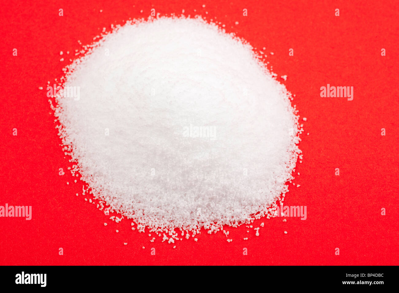 Pile of granulated sugar Stock Photo