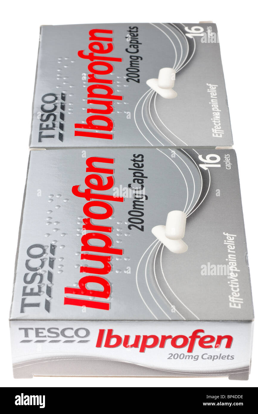 Boxes of ibuprofen caplets hires stock photography and images Alamy