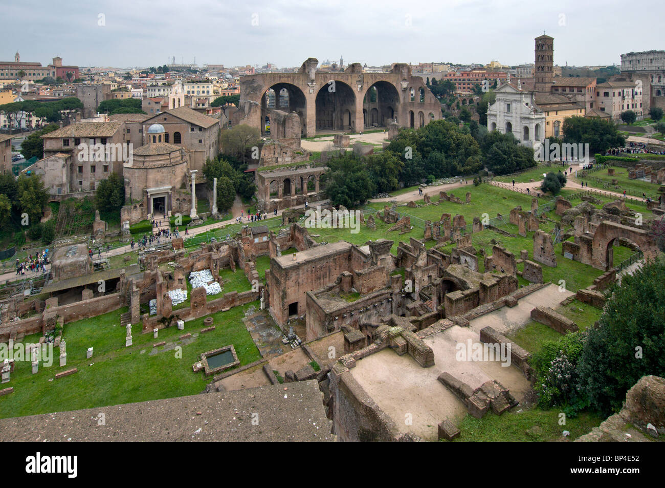 Ruins at the roman forum hi-res stock photography and images - Alamy