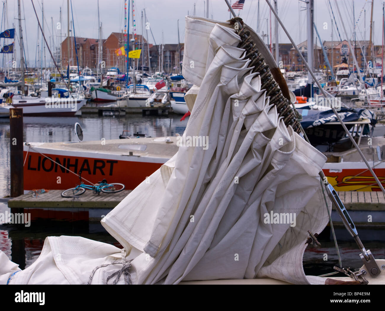 Furled sail hi-res stock photography and images - Alamy