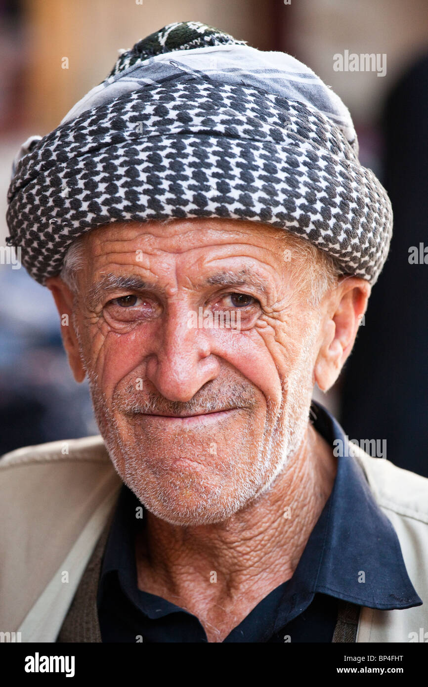 Kurdish Iraqi man in Dohuk, Kurdistan, Iraq Stock Photo - Alamy