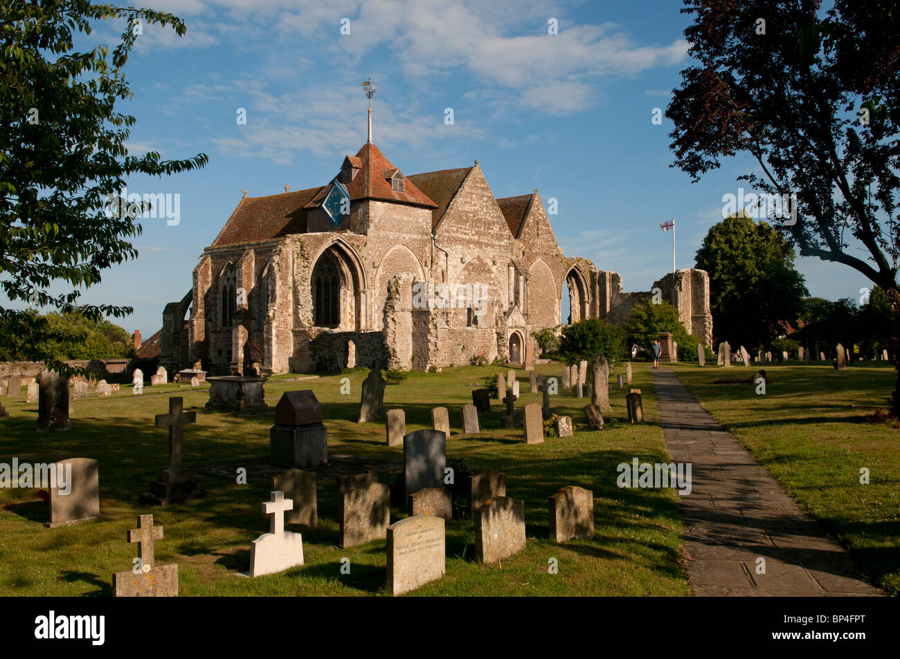 The Parish Church of St. Thomas the Martyr in Winchelsea, east Sussex. Stock Photo