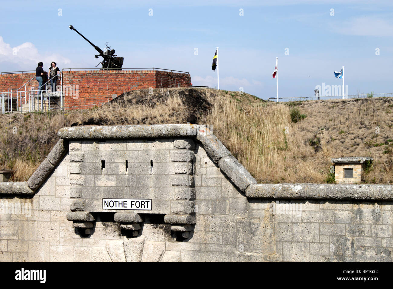 Nothe Fort Weymouth Dorset Stock Photo