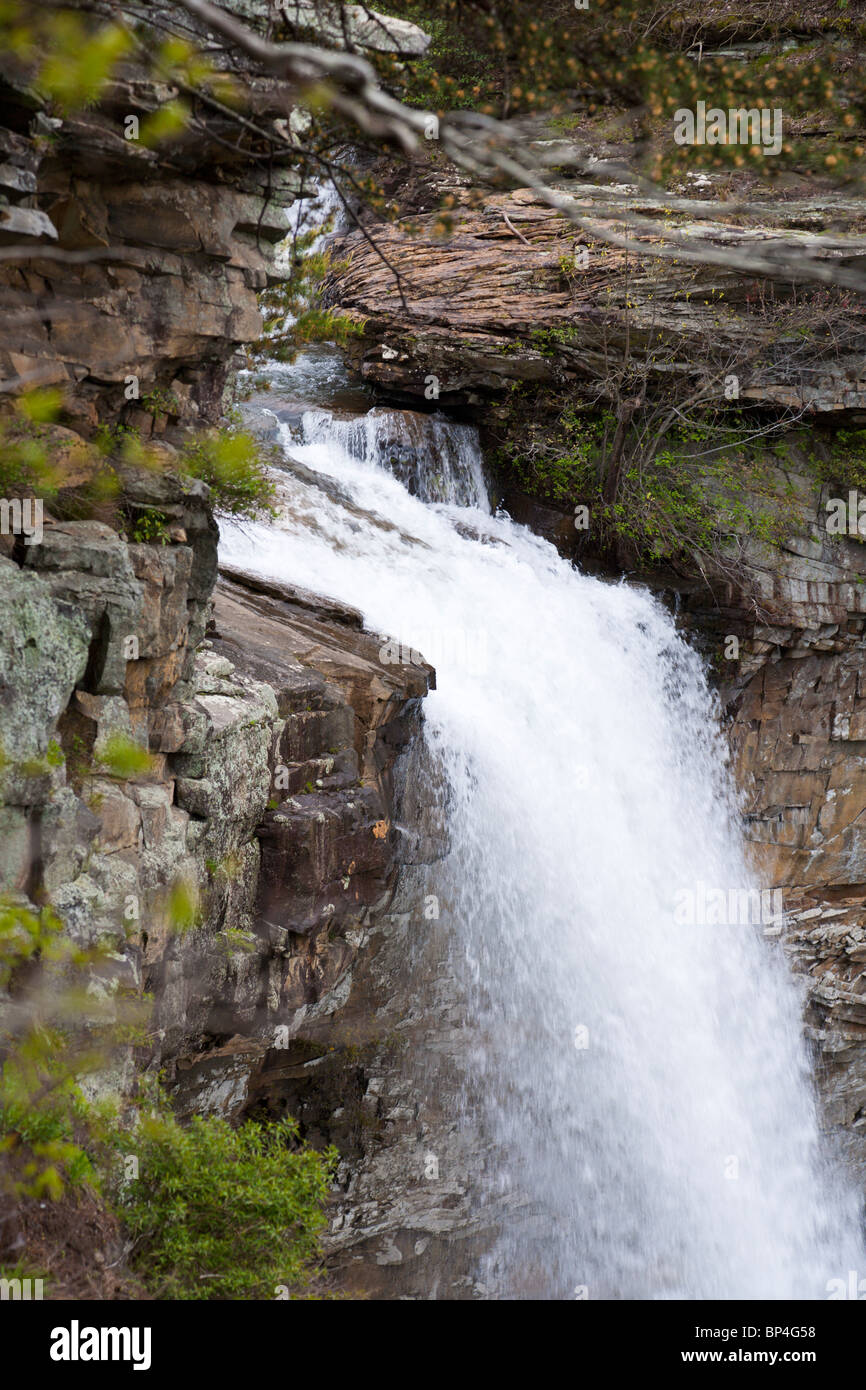 Fort Payne, AL Apr 2009 Waterfall in DeSoto State Park at Fort