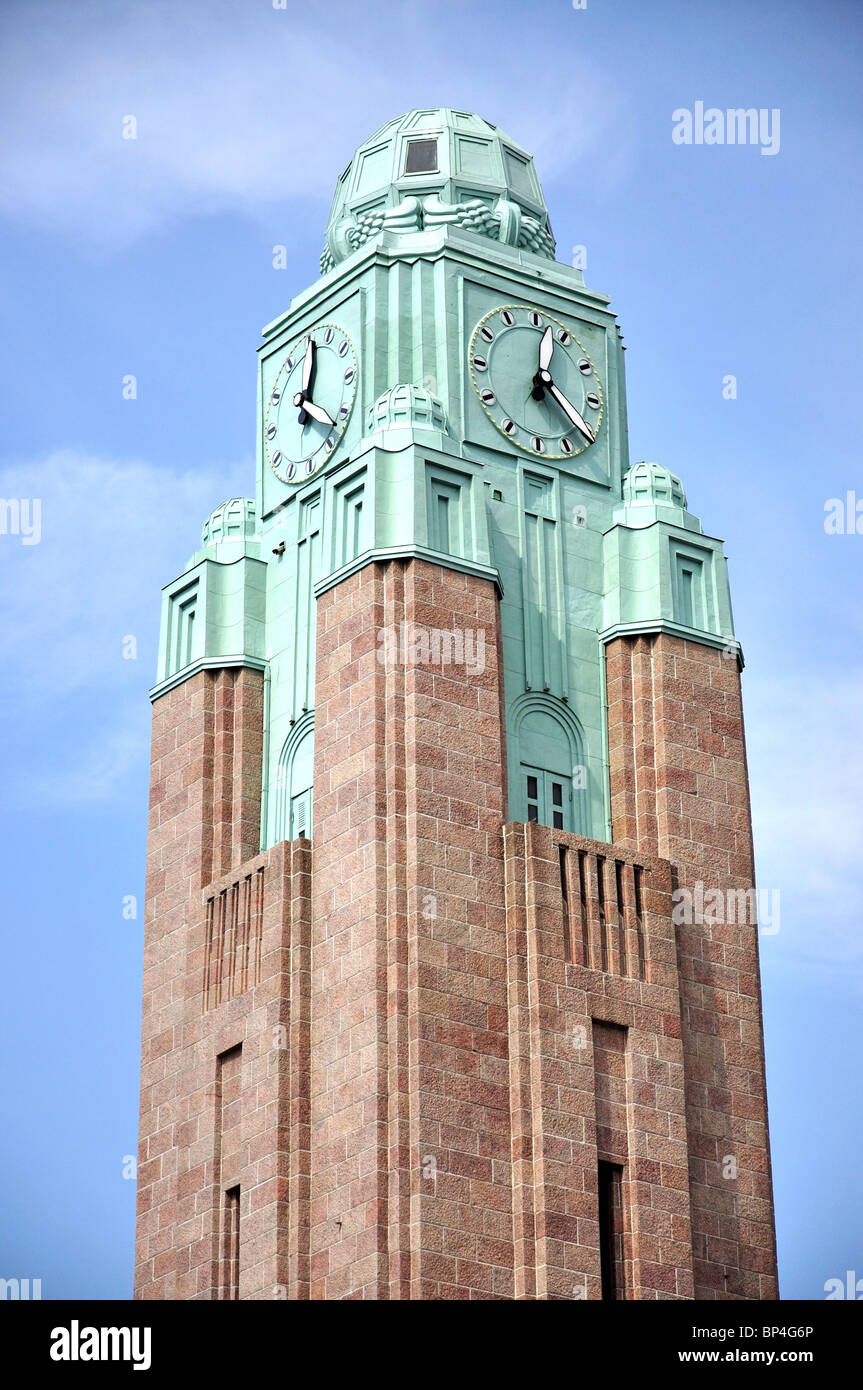Helsinki clock tower hi-res stock photography and images - Alamy