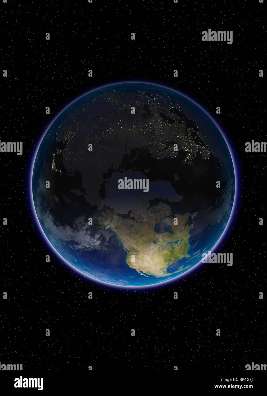 Earth from space north america hi-res stock photography and images - Alamy