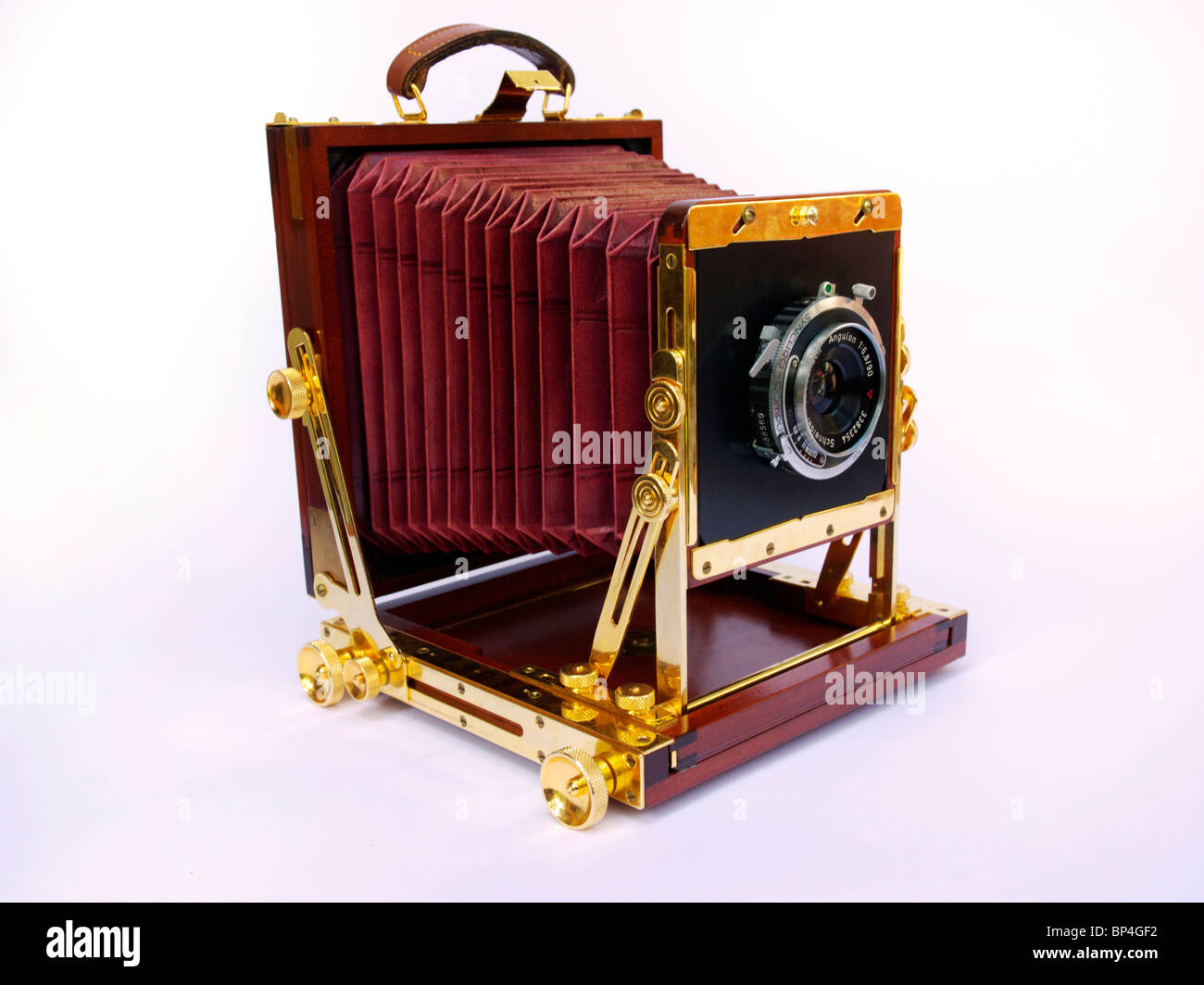 Wooden large-format camera Stock Photo