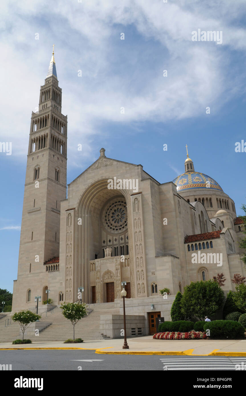 The Shrine of the Immaculate Conception in Washington, DC Stock Photo